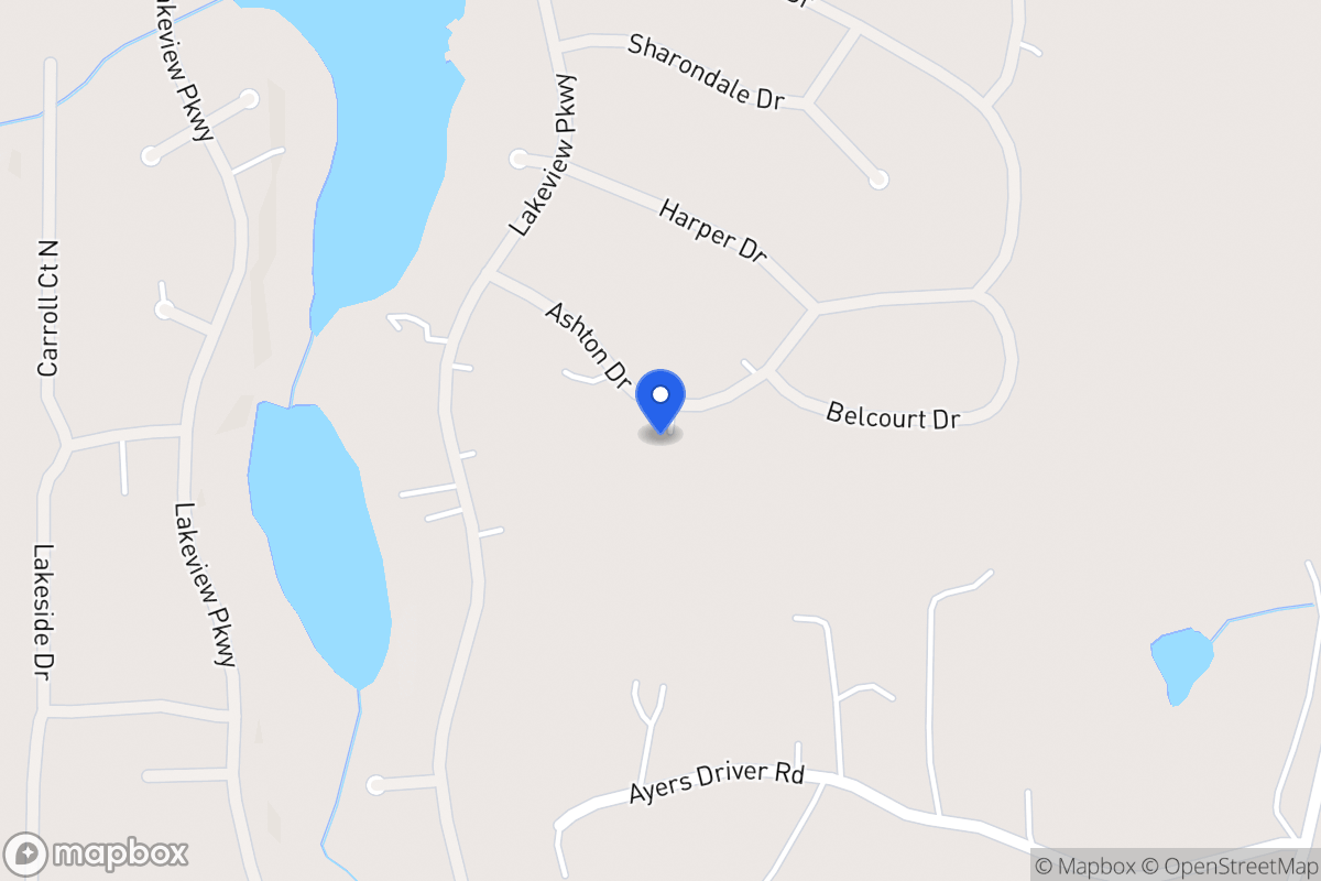 Map of 2142 Ashton Dr