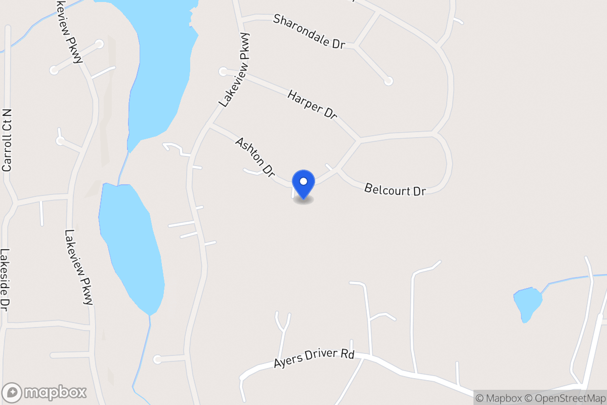 Map of 2143 Ashton Dr