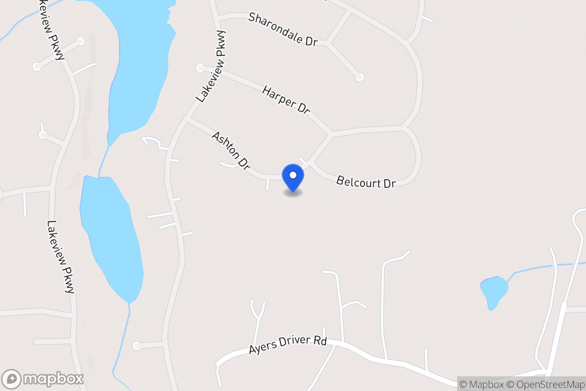 Map of 2144 Ashton Dr