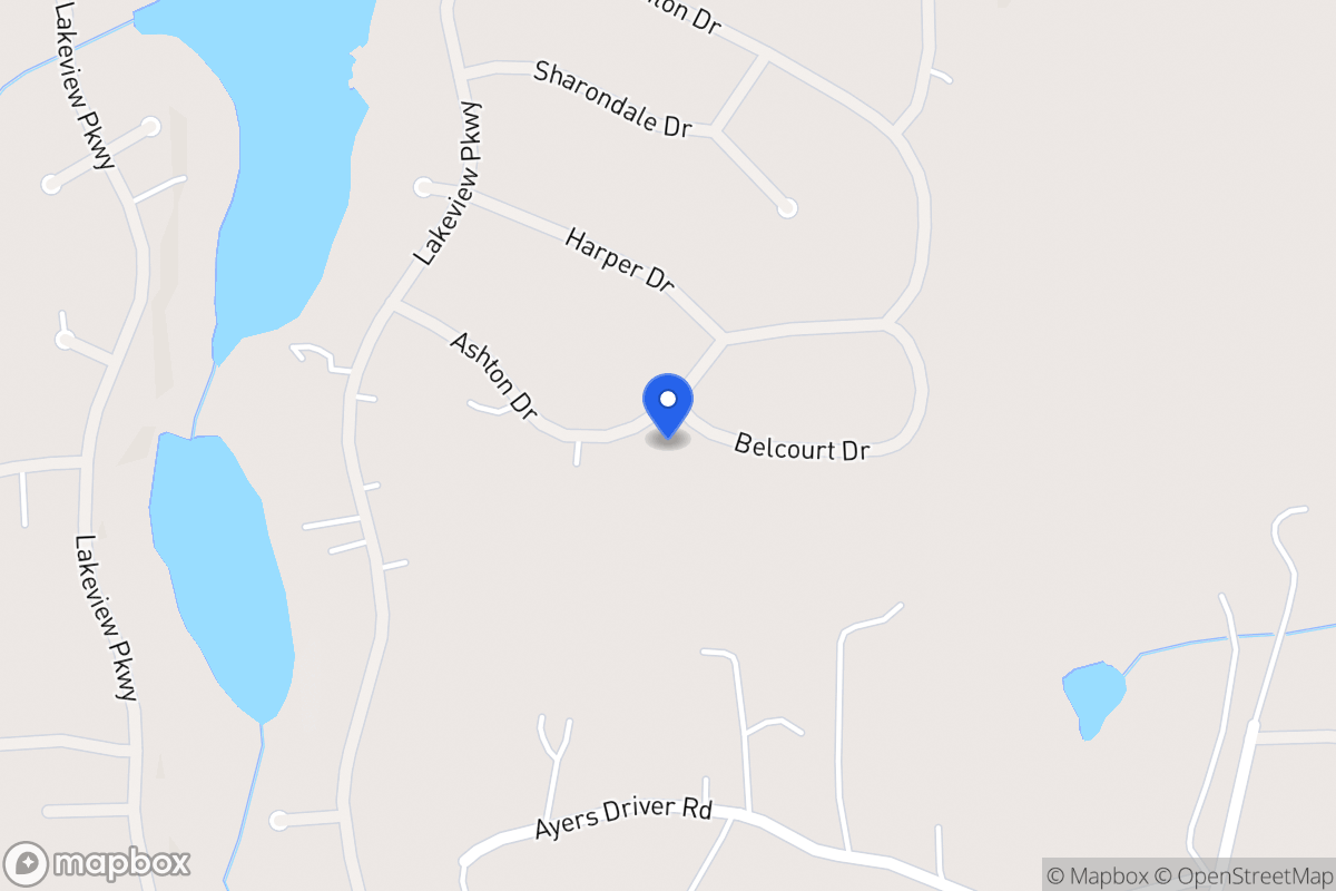 Map of 2145 Ashton Dr