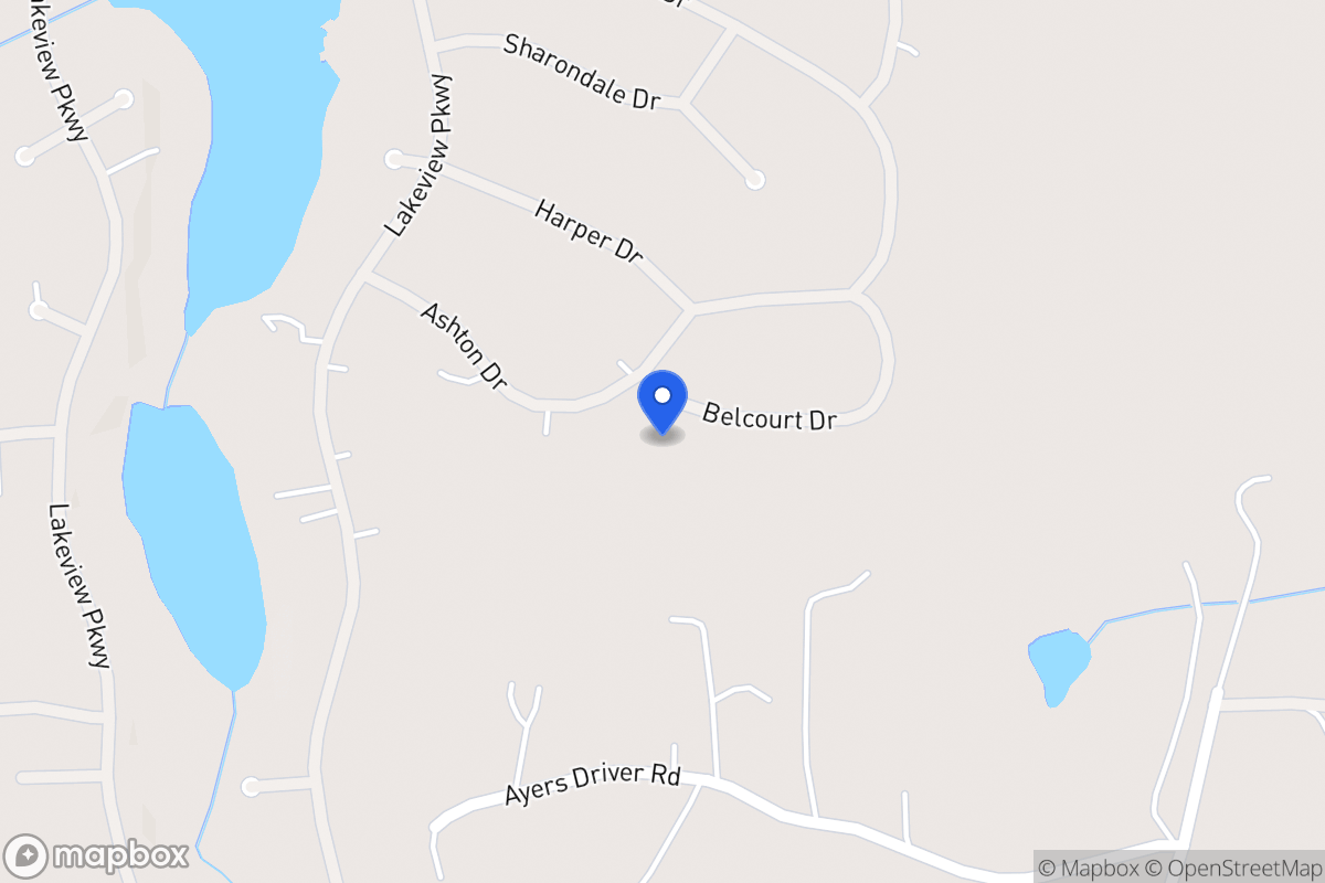 Map of 2146 Belcourt Dr