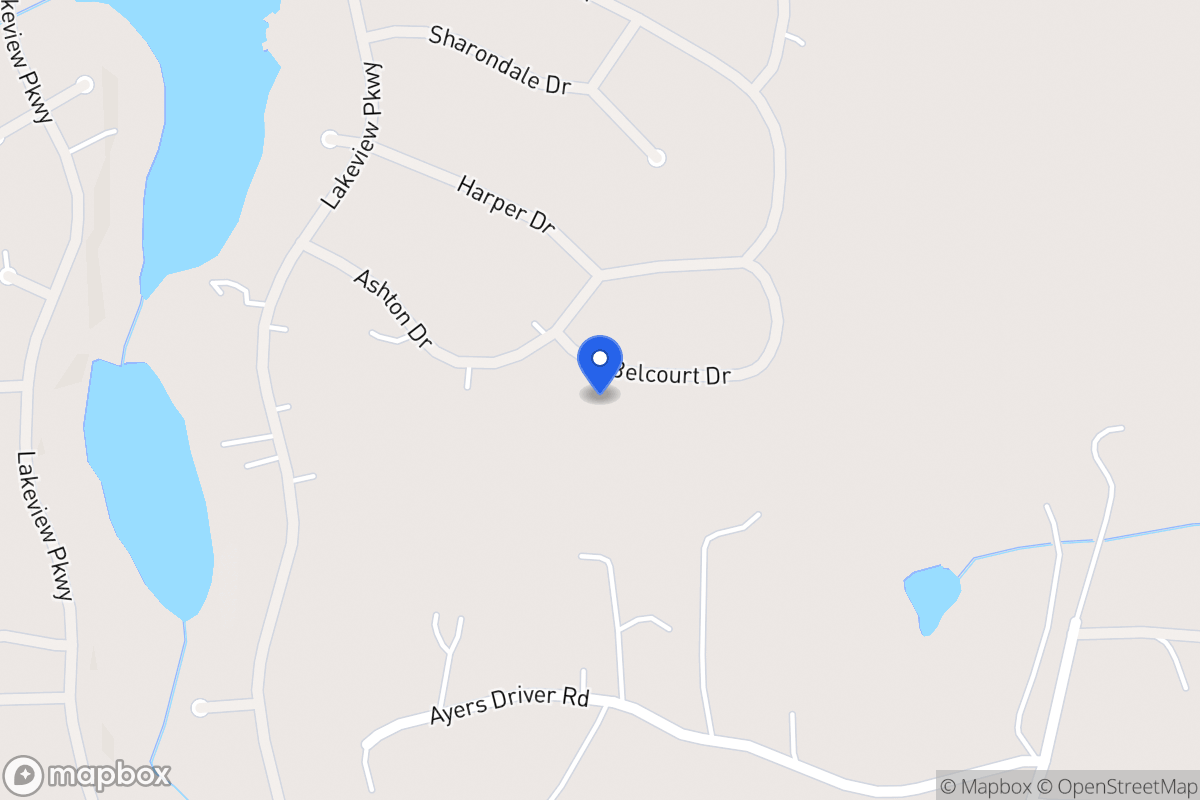 Map of 2147 Belcourt Dr