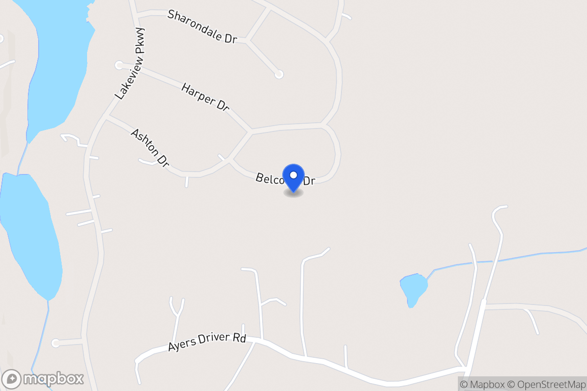Map of 2150 Belcourt Dr