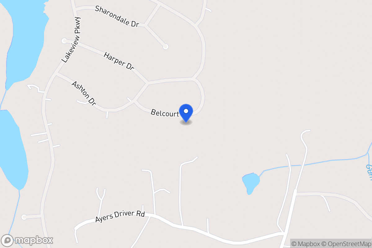 Map of 2152 Belcourt Dr