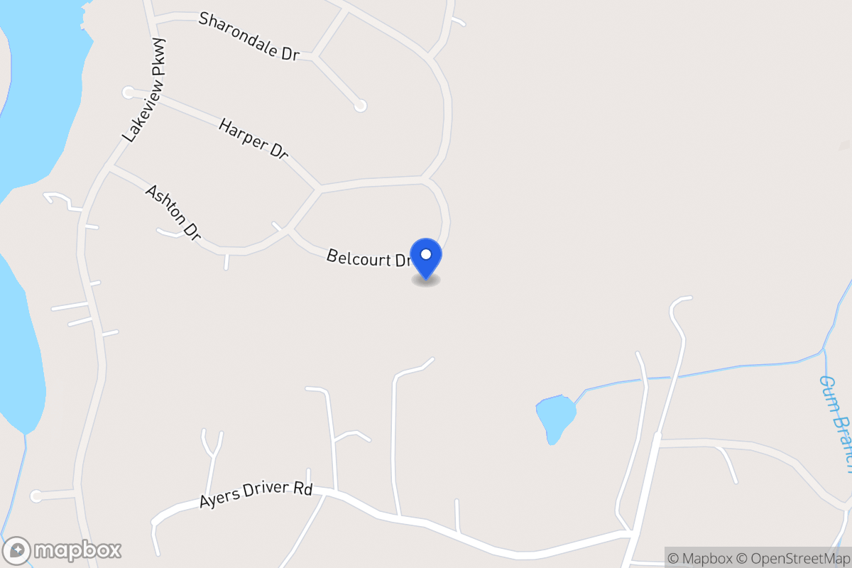 Map of 2153 Belcourt Dr