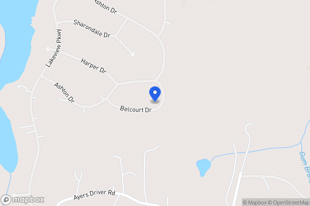 Map of 2157 Belcourt Dr