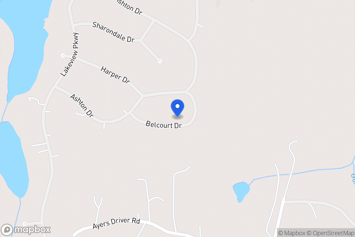 Map of 2158 Belcourt Dr