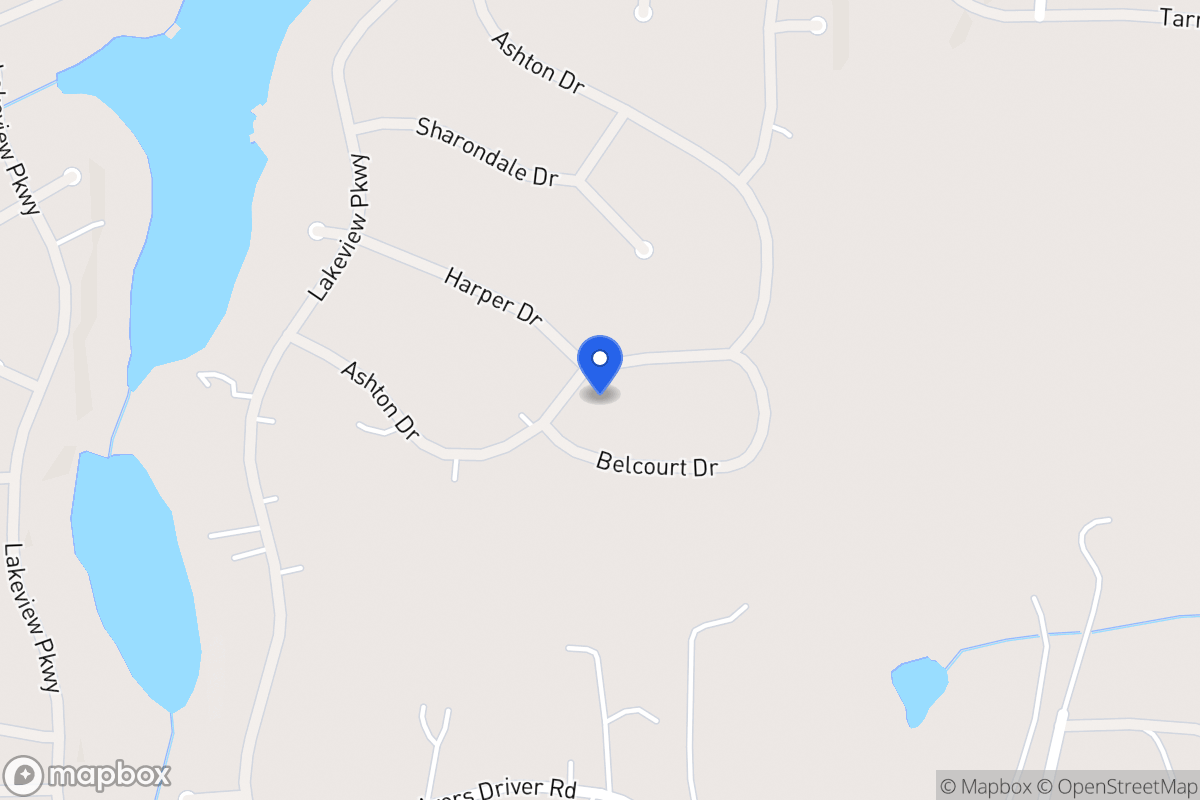 Map of 2164 Ashton Dr
