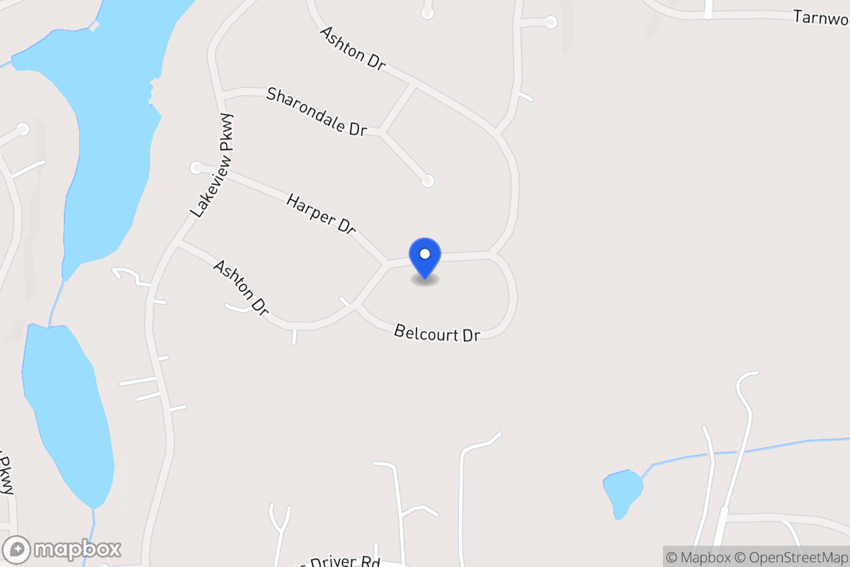 Map of 2165 Ashton Dr