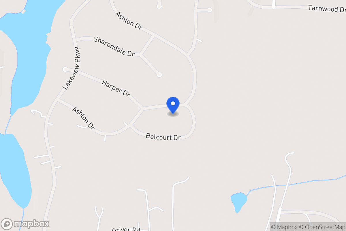 Map of 2167 Ashton Dr