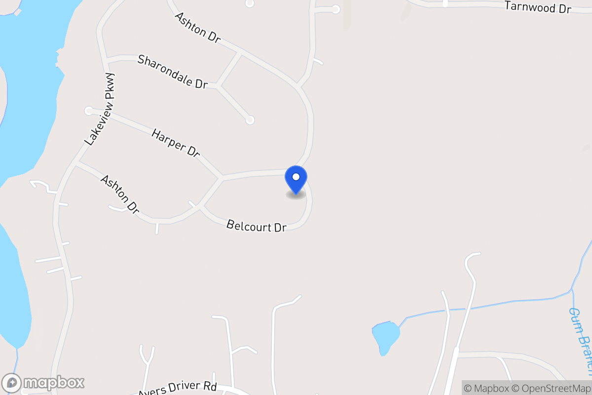 Map of 2169 Belcourt Dr