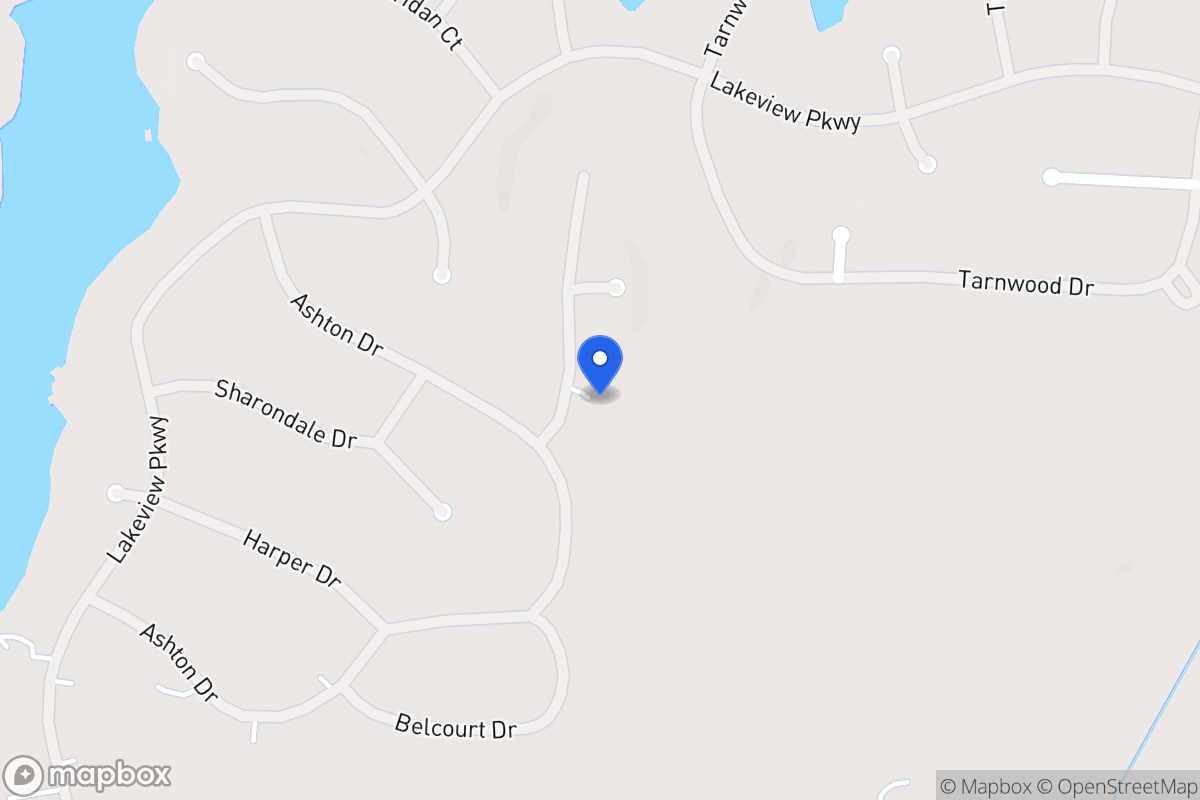 Map of 2180 Briarwood Ct