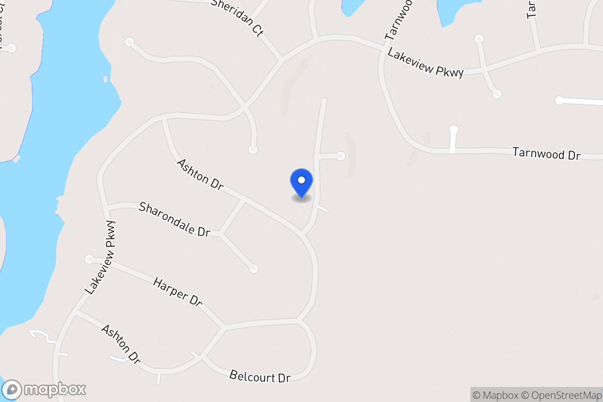 Map of 2184 Briarwood Ct