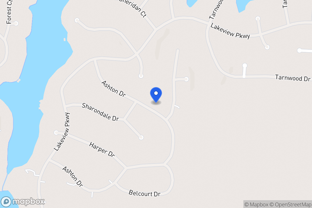 Map of 2186 Ashton Dr