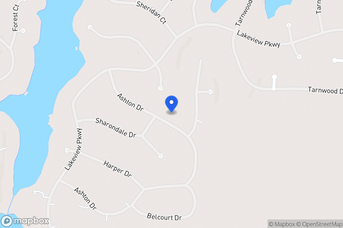 Map of 2187 Ashton Dr