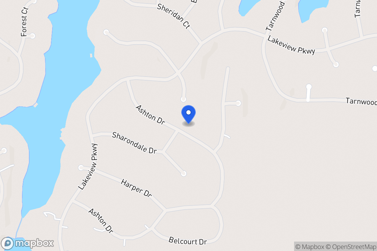 Map of 2188 Ashton Dr