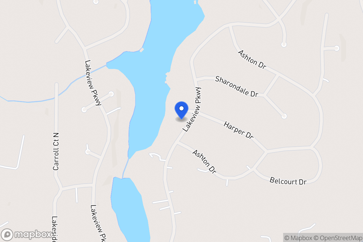 Map of 2196 Harper Ct