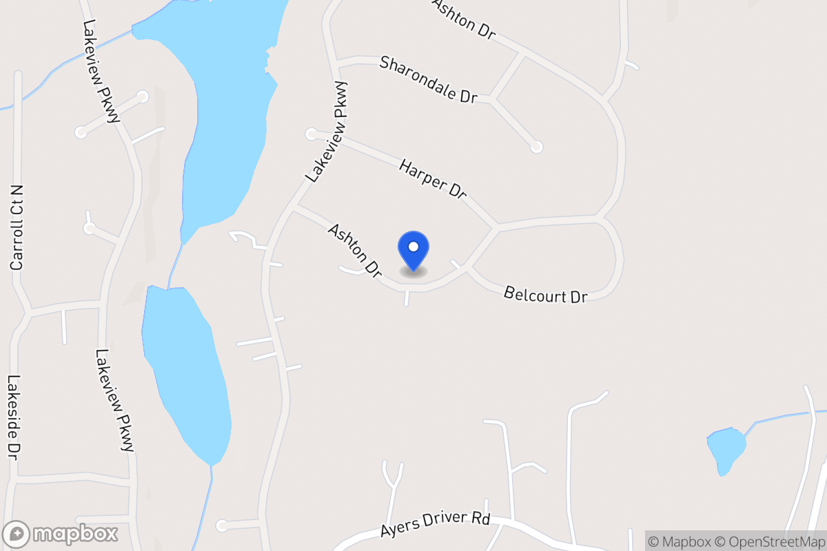 Map of 2208 Ashton Dr