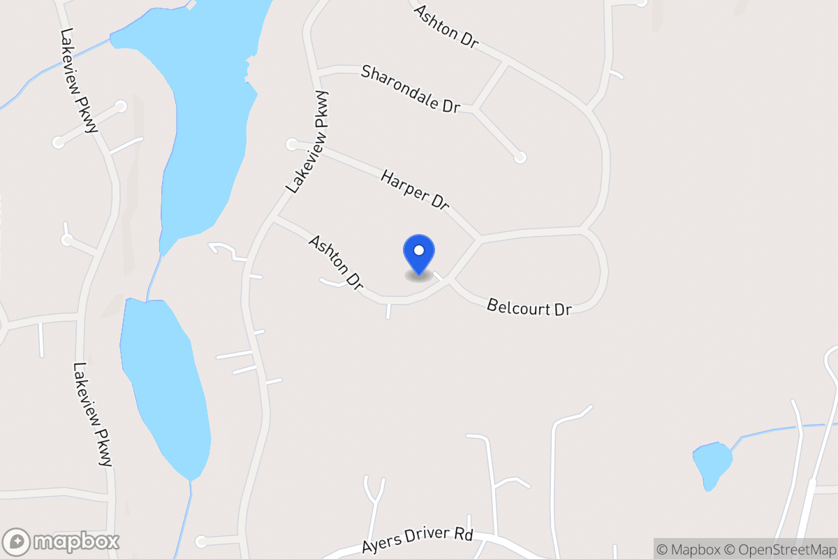 Map of 2209 Ashton Dr