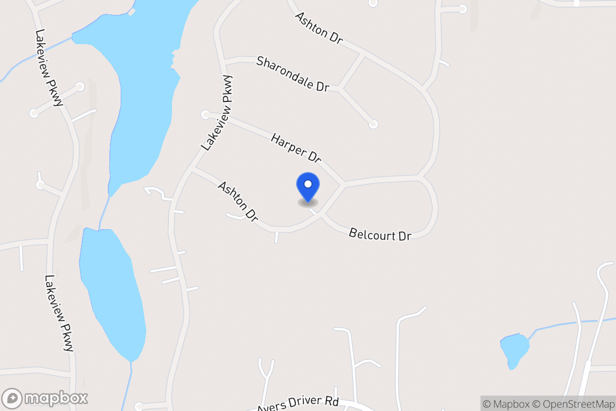Map of 2210 Ashton Dr