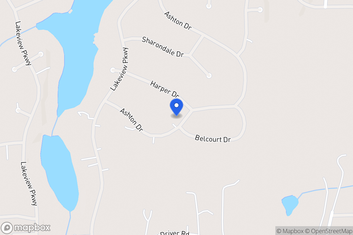Map of 2211 Ashton Dr