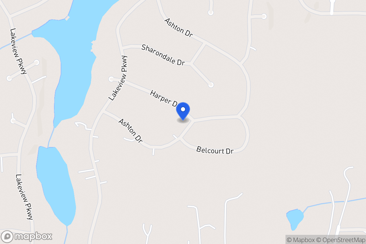 Map of 2212 Ashton Dr