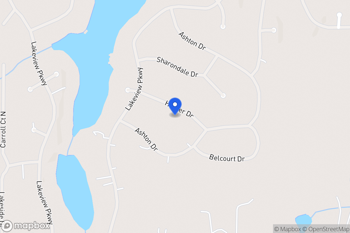 Map of 2215 Harper Dr