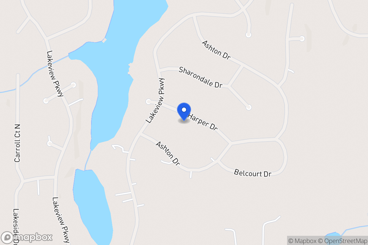 Map of 2216 Harper Dr