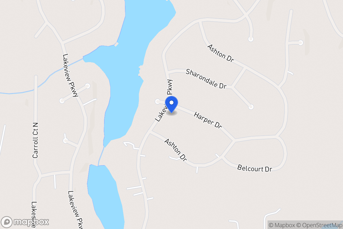 Map of 2219 Harper Dr