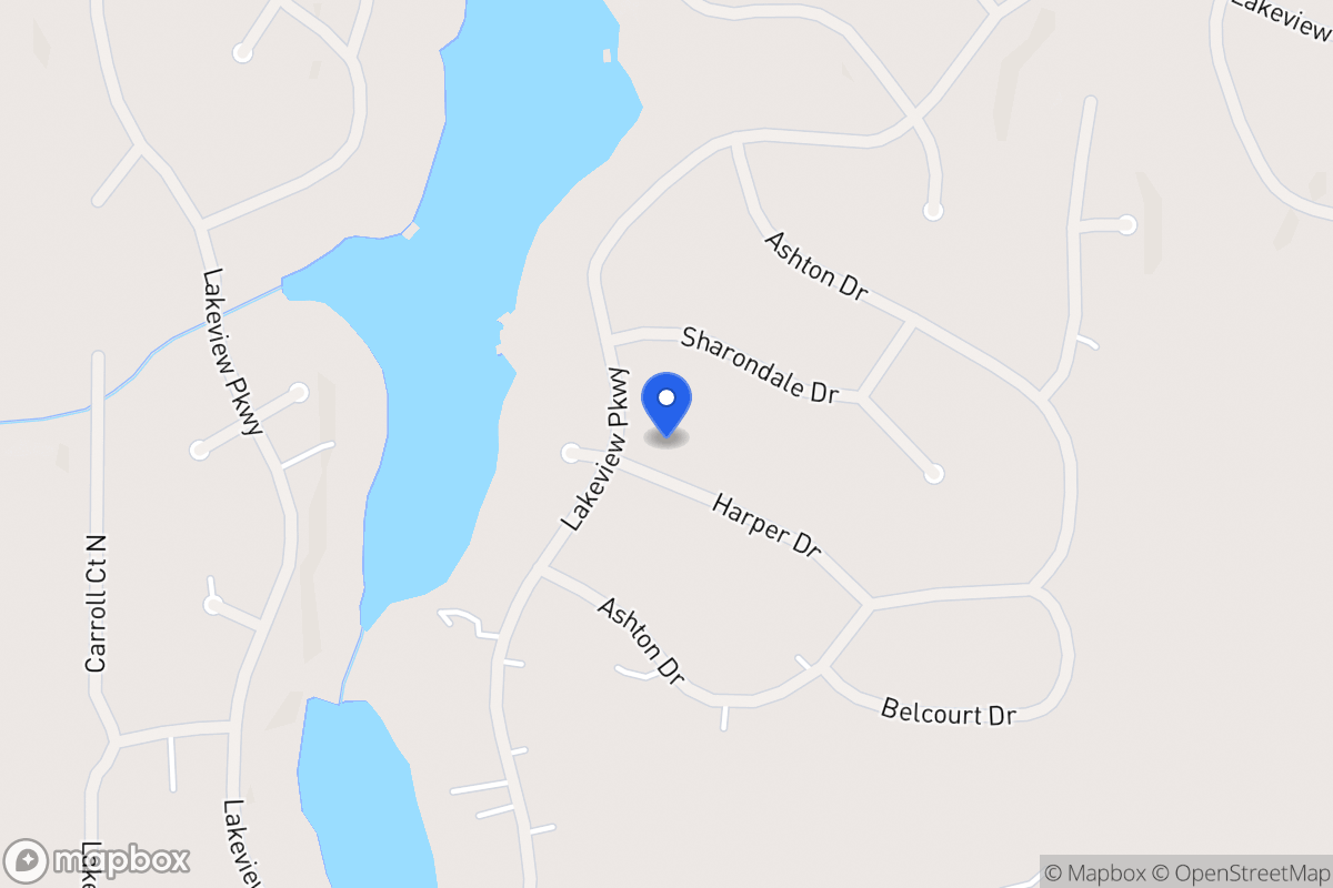 Map of 2221 Harper Dr