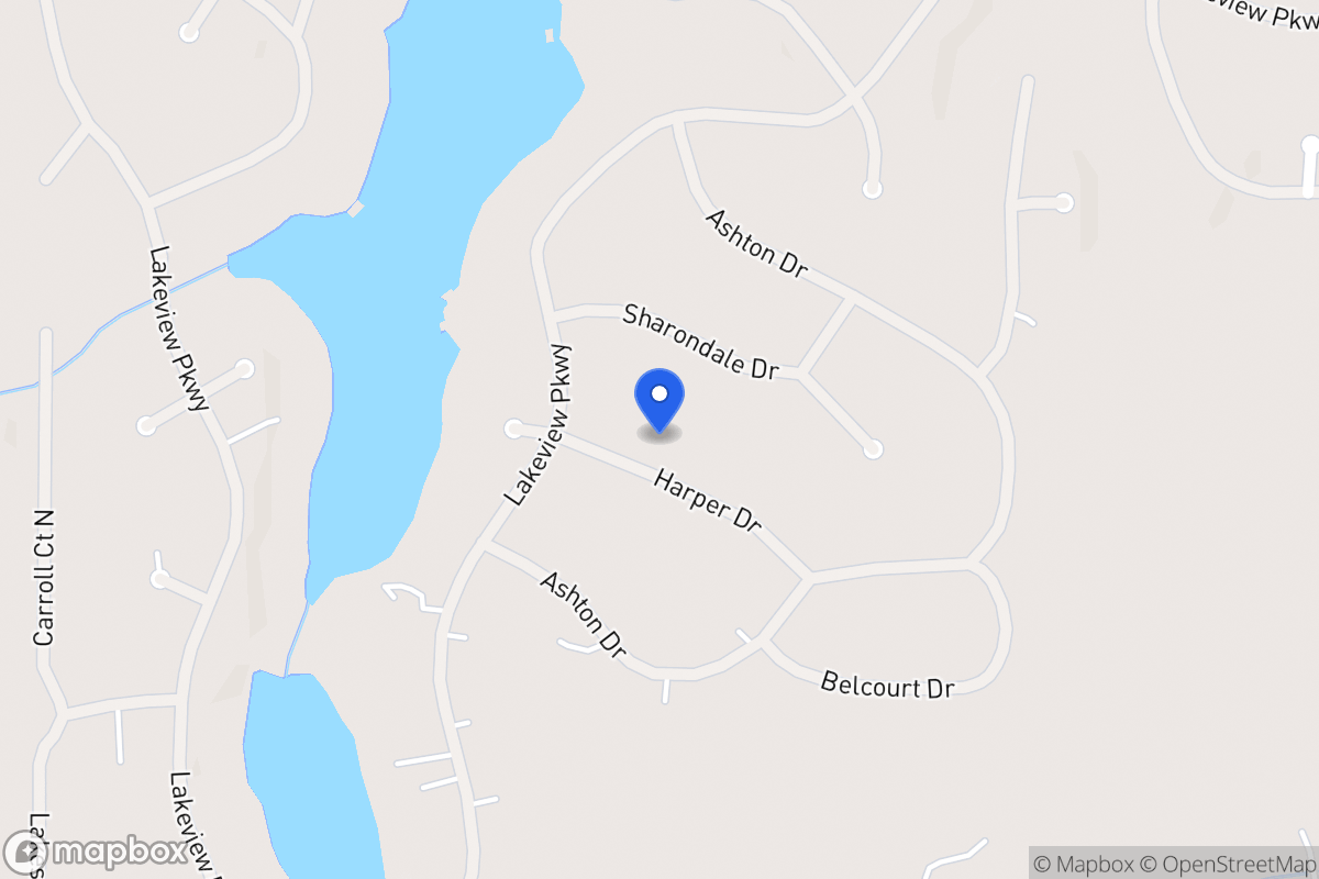 Map of 2223 Harper Dr