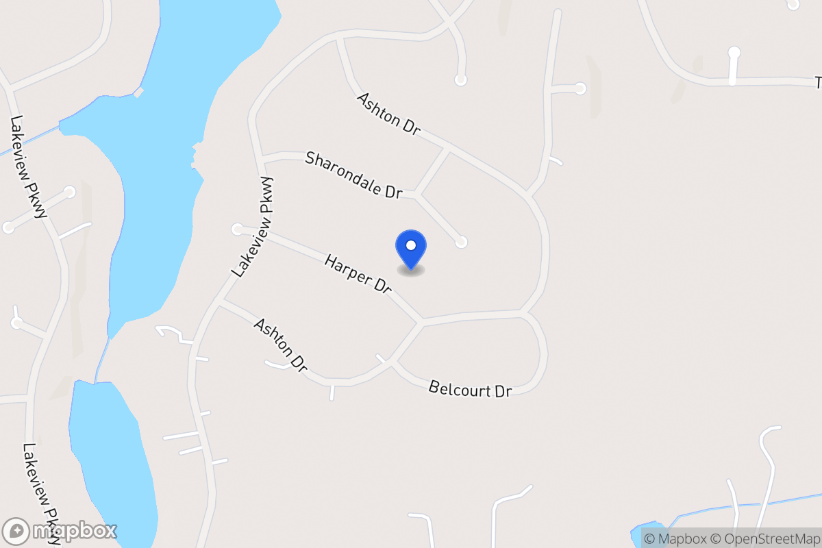 Map of 2228 Harper Dr