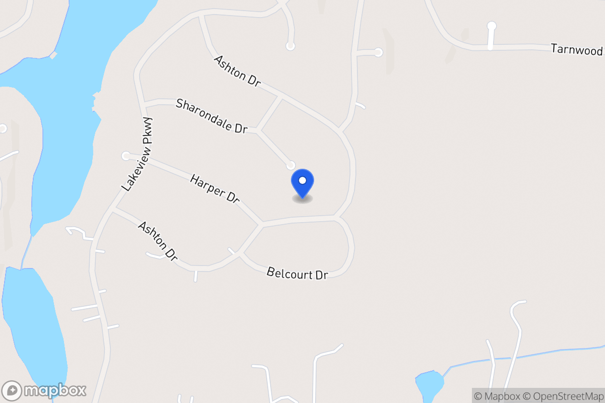 Map of 2231 Ashton Dr