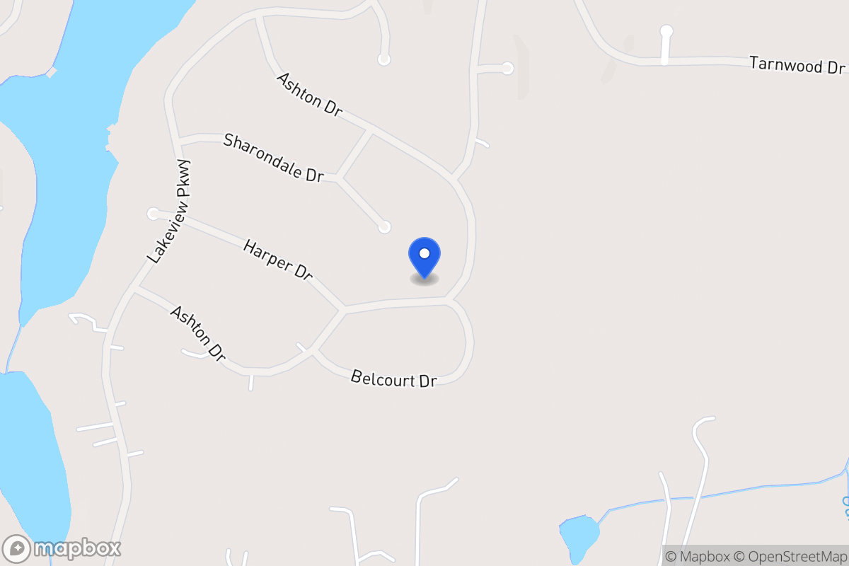 Map of 2233 Ashton Dr