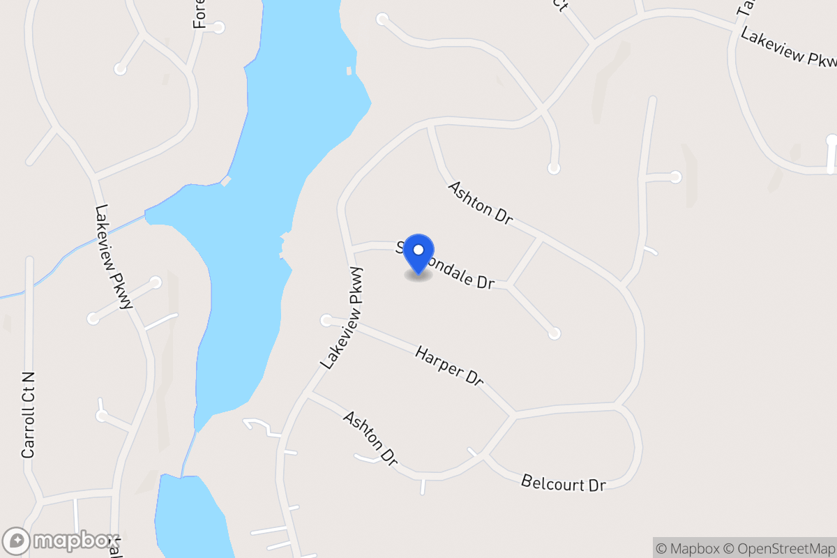 Map of 2258 Sharondale Dr