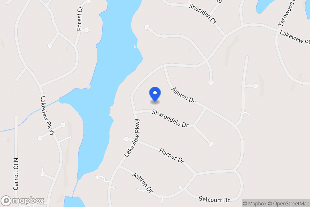 Map of 2264 Sharondale Dr