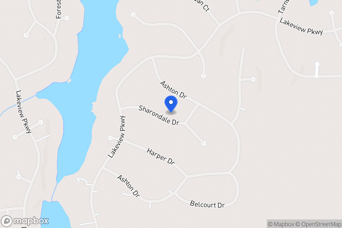 Map of 2268 Sharondale Dr