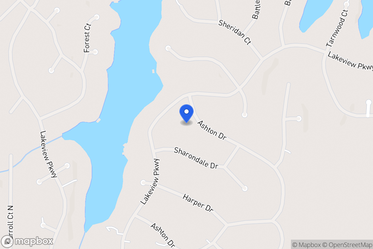 Map of 2276 Ashton Dr
