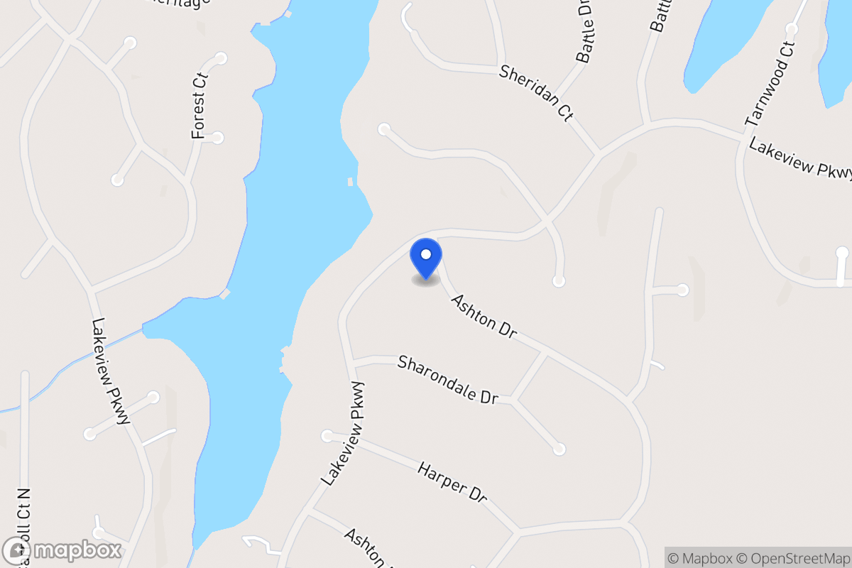 Map of 2277 Ashton Dr