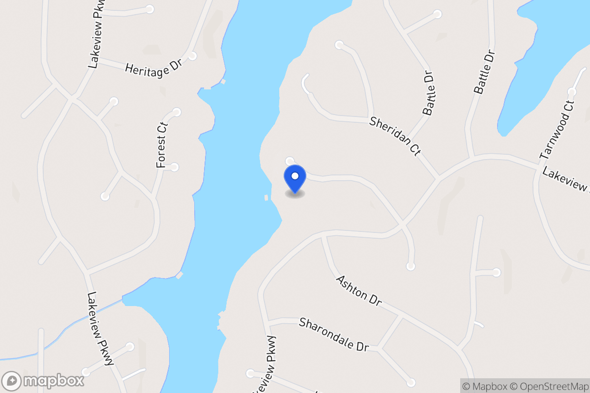 Map of 2304 Larchmont Ct