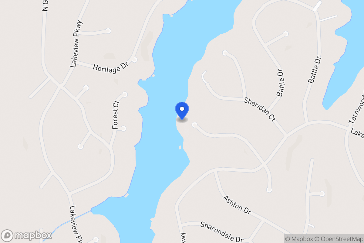 Map of 2307 Larchmont Ct