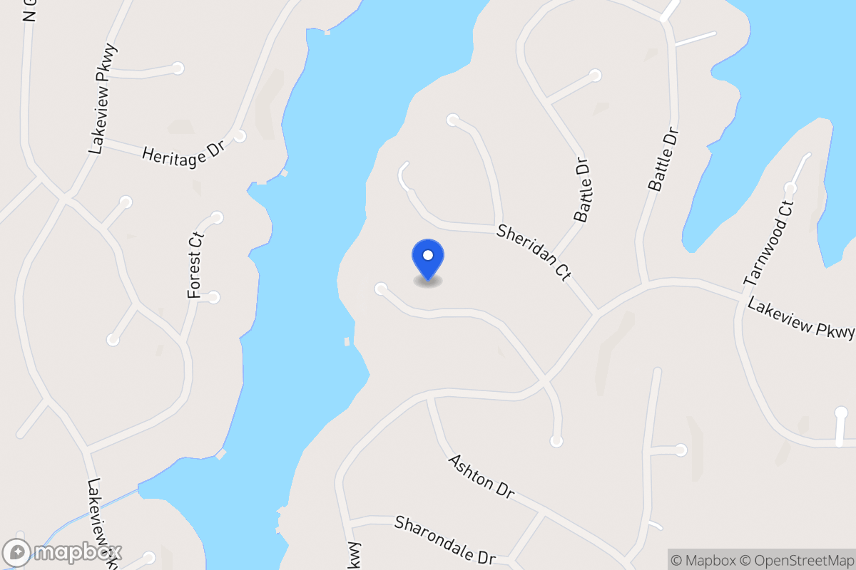 Map of 2312 Larchmont Ct