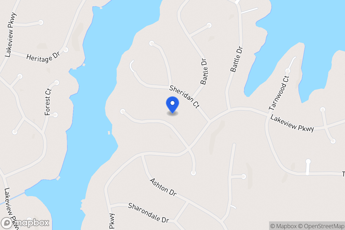 Map of 2315 Larchmont Ct