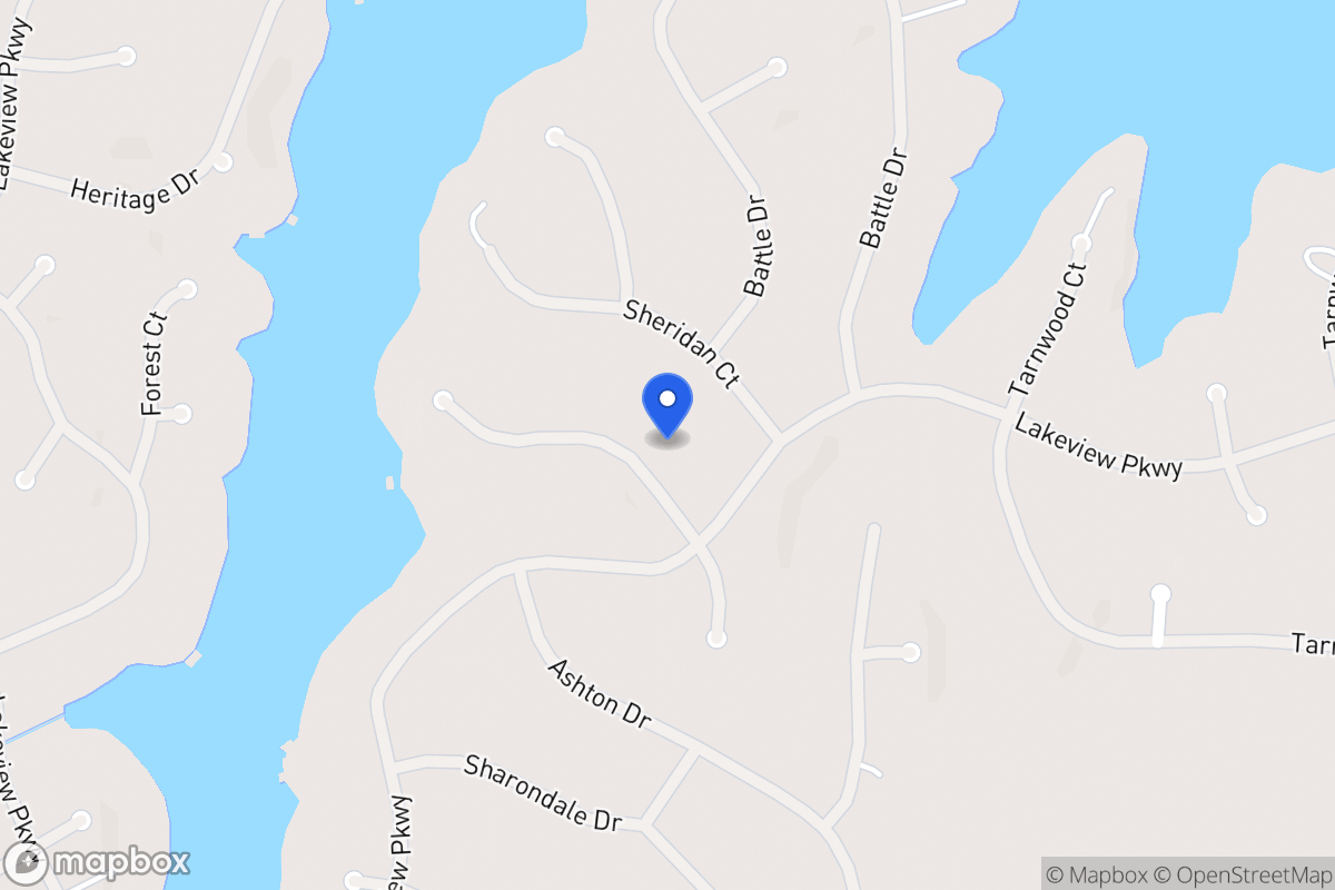 Map of 2317 Larchmont Ct