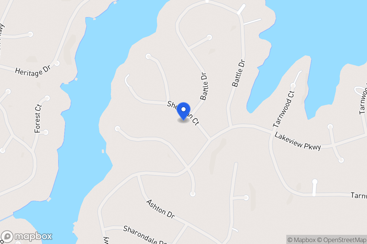 Map of 2324 Sheridan Ct