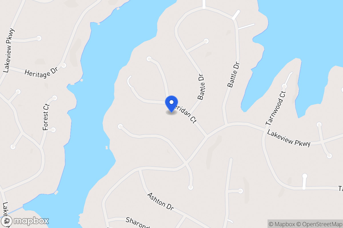 Map of 2326 Sheridan Ct