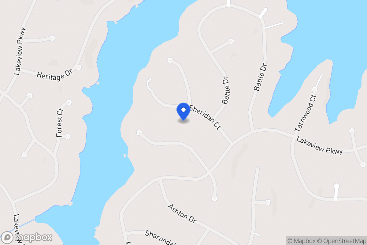 Map of 2328 Sheridan Ct