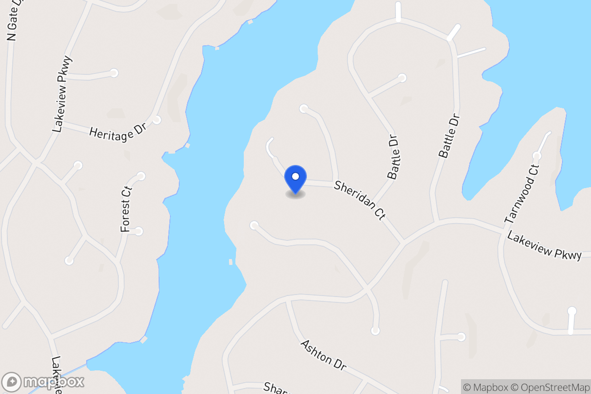 Map of 2330 Sheridan Ct