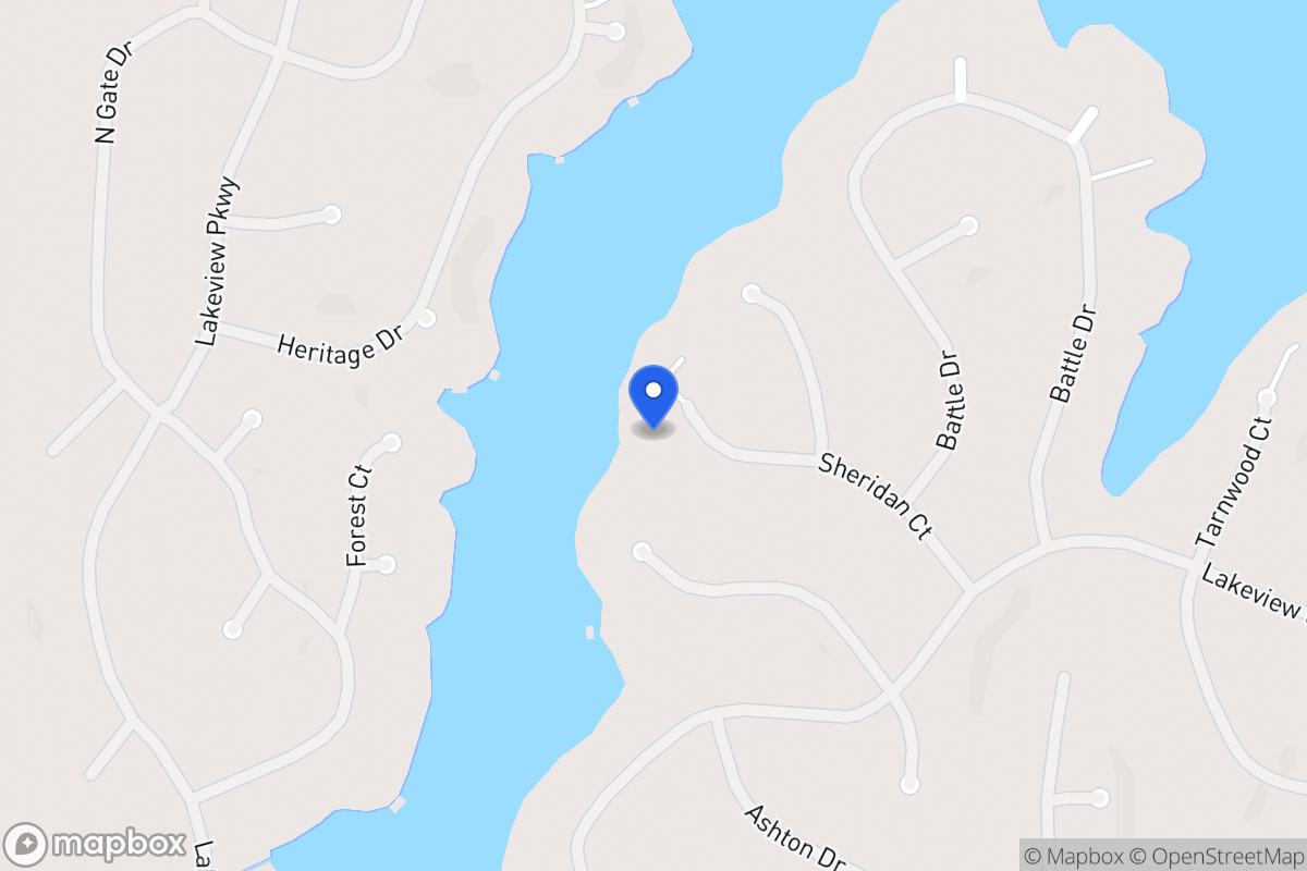 Map of 2333 Sheridan Ct
