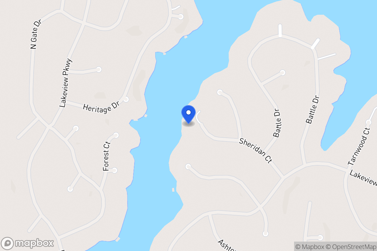 Map of 2334 Sheridan Ct